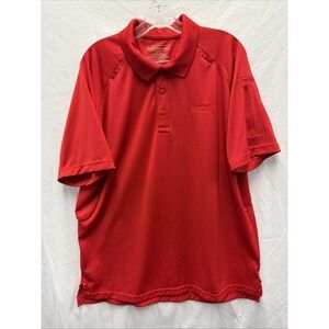 5.11 Tactical Series Red Polo Shirt Mens Size L Short Sleeve Uniform Casual